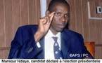 Présidentielle 2012 : Mansour Ndiaye entame une campagne de collecte de 10.000 signatures