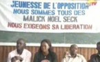 Les jeunes de l’opposition  s’approprient le combat de Noël  Seck