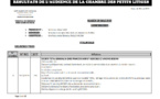 Chambre des petits litiges: Résultats des délibérés vidés le mardi 28 mai 2019