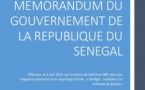MEMORANDUM DU GOUVERNEMENT DE LA REPUBLIQUE DU SENEGAL  SUR LE PETROLE
