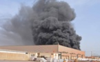 PHOTOS - Les images de l'incendie de l'usine de recyclage des déchets plastiques située à Keur Ndiaye LO