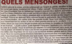 Quels mensonges ! Le journal Exclusif réplique ...