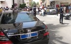 Incroyable ! le véhicule de  Macky Sall tombe en panne en pleine circulation ( Vidéo)