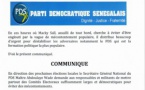 Communiqué du Secrétaire Général National, Me Abdoulaye WADE relatif aux élections locales en perspective