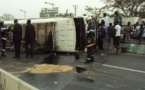 Autoroute à péage : un ‘’Ndiaga Ndiaye’’ se renverse et fait plusieurs blessés