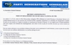 Urgent: Voici la composition du nouveau Secrétariat national du PDS (Documents)