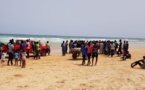 PHOTOS - Un homme meurt noyé à la plage de Diamalaye