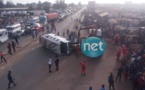PHOTOS - Accident de route: Collision entre un bus tata et un particulier à Sicap Mbao