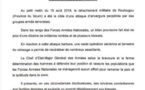Burkina: Plus d'une dizaine de militaires tués dans une «attaque d'envergure»