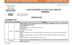 Tribunal du Commerce: Délibérés des Audiences du lundi 16 septembre