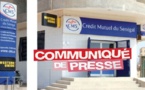 CREDIT MUTUEL DU SENEGAL - COMMUNIQUE DE PRESSE