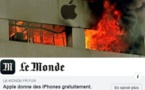 iPhone gratuits: Des escrocs ont créé des faux sites "Le Monde" pour arnaquer les internautes