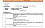 Tribunal du Commerce: Délibérés des Audiences de Référés du lundi 7 octobre