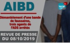 AIDB - Démantèlement d'une bande de faussaires: 3 agents de l'ADS arrêtés