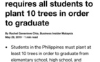 Philippines : 10 arbres à planter d’un cycle à l’autre