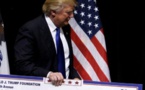 Trump condamné pour utilisation de sa fondation à des fins personnelles