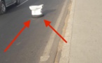 Incivisme: Une chaise anglaise à la place du triangle de signalisation