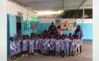 PHOTOS - L'international Famara Diédhiou a fait un tour dans quelques écoles au chevet des mômes à Dakar suit à son triplet d’hier