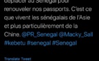 La direction des passeports insensible à la situation des sénégalais de chine