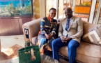 PHOTOS - Mbathio Ndiaye réapparaît avec le Consul général du Sénégal en Chine