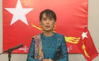 Premier discours de Aung San Suu Kyi à la télévision birmane