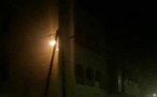 un poteau électrique prend feu aux HLM Grand Médine