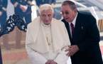 Le pape Benoît XVI en visite à La Havane