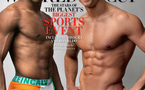 Photo de Didier Drogba et Cristiano Ronaldo qui posent en caleçon en couverture de Vanity Fair. 