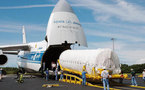 Un cargo spécial pour le convoi des bagages de la famille Wade