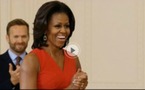 Michelle Obama : Soirée sportive avec des anonymes en lutte contre l'obésité