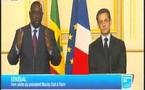 Conférence de presse des présidents Macky Sall et Sarkozy