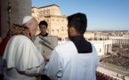 Le continent africain et le conflit en Syrie au cœur du message de Noël du pape