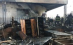 Incendie: L’entrepôt de l’Intendance des Armées à Dakar prend feu