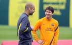 Messi très touché par le départ de Guardiola