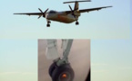 VIDÉO: Un passager filme l'avion qui perd une roue au décollage