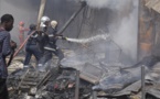 Incendie au marché Petersen: plus de peur que de mal