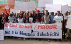 Marche contre la hausse du prix de l’électricité: Diourbel, Mbour, Kaffrine et Kolda ont battu le macadam