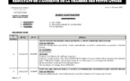 Tribunal du Commerce: Délibérés des Audiences de la Chambre des Petits Litiges du mardi 14 janvier