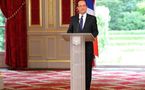 Hollande : "Je ne déciderai pas de tout pour tout"