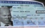 [Image] Carte nationale d’Identifié française de Karim Wade 