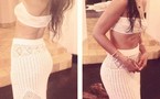 Look de Rihanna : Le 17 mai à Los Angeles en jupe blanche à crochet