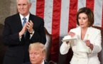 Etats Unis: Trump refuse de serrer la main de Pelosi, elle déchire son discours
