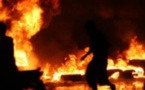 Violent incendie au quartier Tefess de pêche de Mbour : une trentaine de pirogues, des moteurs et des cantines calcinés