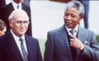 Fréderic de Klerk fait son mea-culpa sur l'apartheid en Afrique du Sud