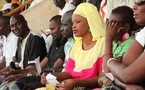 Mbathio Ndiaye au stade lors du combat Gouye-Gui vs Ama Baldé