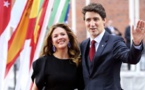 Justin Trudeau confiné, son épouse contaminée par le coronavirus