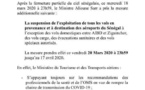 Coronavirus : Le Sénégal décide de fermer totalement ses frontières aériennes