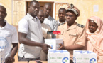 VIDEO - Effort de guerre contre le COVID-19 : Faly Seck, président de l’ADEV, offre 2000 gels hydroalcooliques à l’arrondissement de NDIAYE (vidéo)