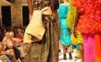 Le mannequin Katoucha défile au fashion week avec une belle création