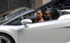 Photo : Kim, Kanye et la Lamborgini à Paris